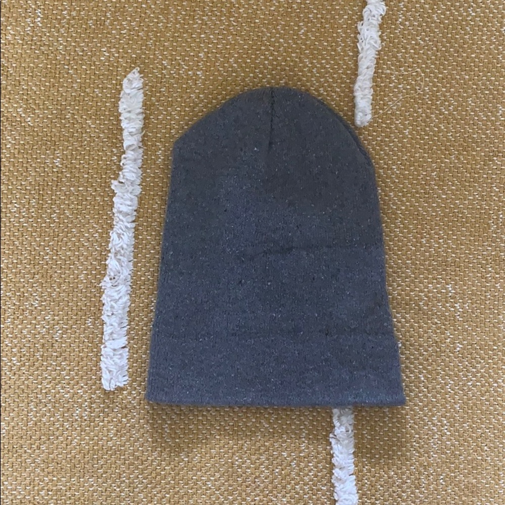Charcoal grey beanie